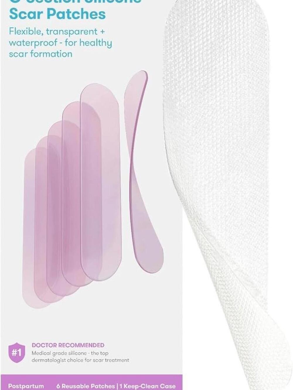 **Frida Mom C-Section Silicone Scar Patches, Reusable (Box damage)